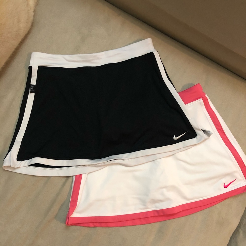 Two pairs of Nike tennis skirt